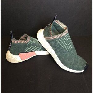 Adidas Womens Olive Green Camo Slip On Sneakers Size 9